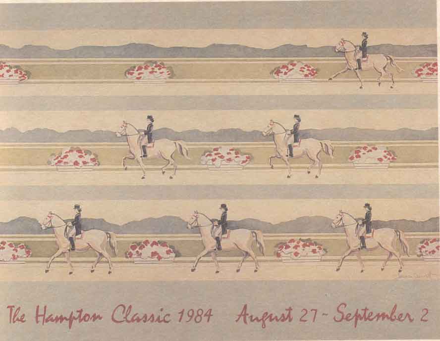 1984 Hampton Classic Poster